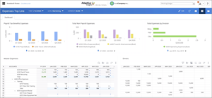 Dashboards Adaptive Insights