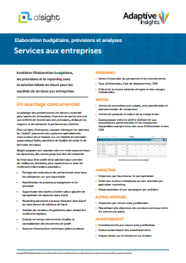 Services aux entreprises